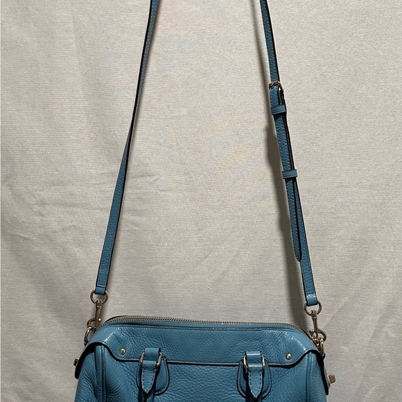 Coach light blue satchel / crossbody bag - Picture 2 of 10